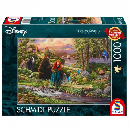 Puzzle 1000 pcs Disney Rebelle : Merida, La Légende des Hautes Terres Schmidt - 1