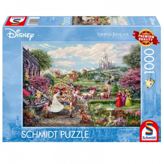 Puzzle Disney 1000 pcs, Cendrillon : Et ils vécurent heureux Schmidt - 1