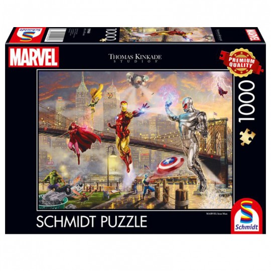 Puzzle Marvel 1000 pcs, Iron Man Schmidt - 1