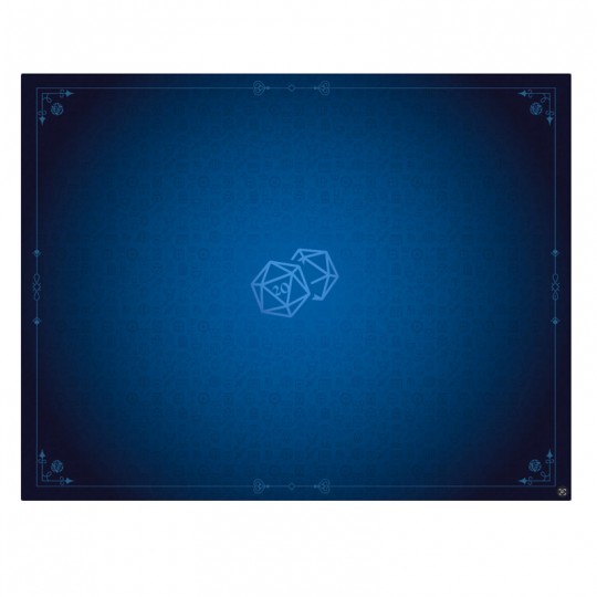 Tapis de Jeu Neoprene 90 x 70 cm D20 Bleu Saphir Epic Forge - 2