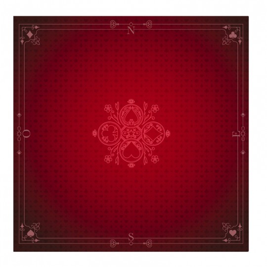 Tapis de Jeu Neoprene 60 x 60 cm Rouge Epic Forge - 1