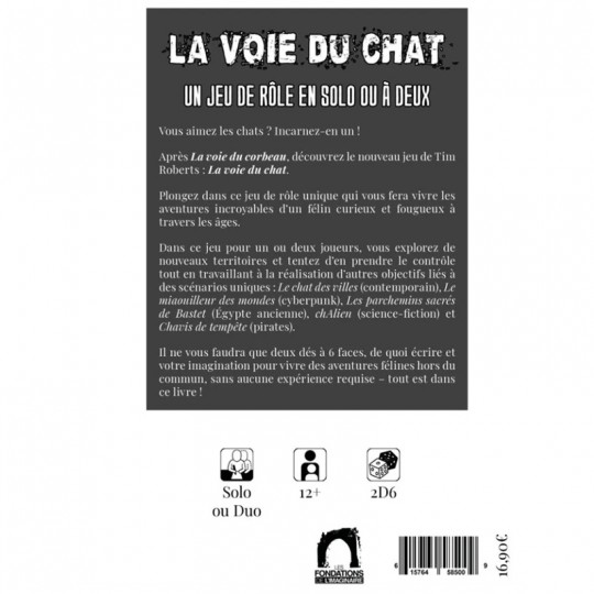 La Voie du Chat - Jeu de rôle Solo Les Fondations de l'Imaginaire - 1