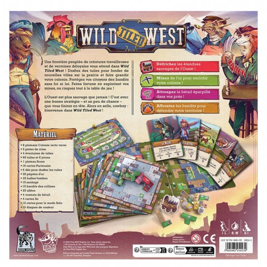 Wild Tiled West Lucky Duck Games - 3