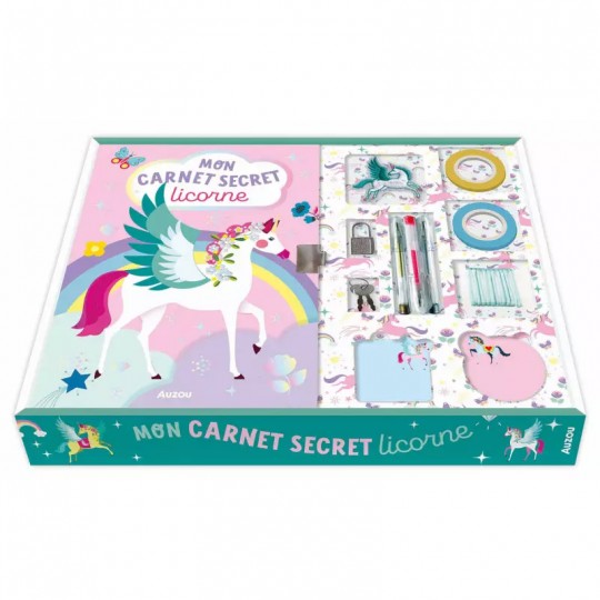 Ma papeterie créative : Mon coffret secret licorne - Auzou Auzou - 2