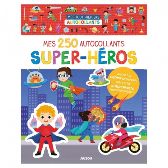 Mes tout premiers autocollants : Super-héros - Auzou Auzou - 1