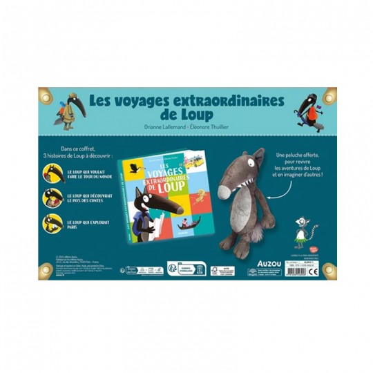 Coffret loup : Les voyages extraordinaires de loup - Auzou Auzou - 1