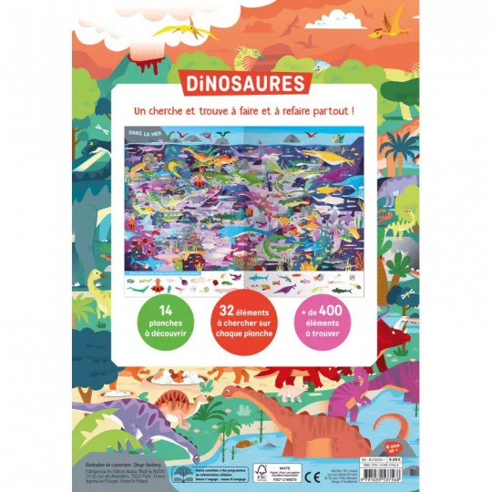 Livre Cherche et trouve : Dinosaures - Auzou Auzou - 2