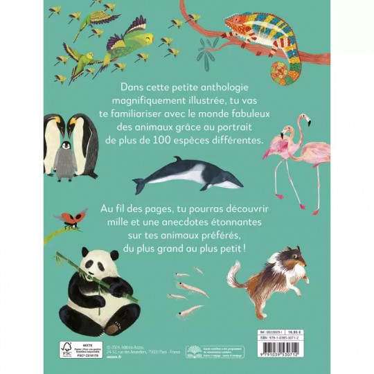 Livre : Ma première anthologie des animaux - Auzou Auzou - 1