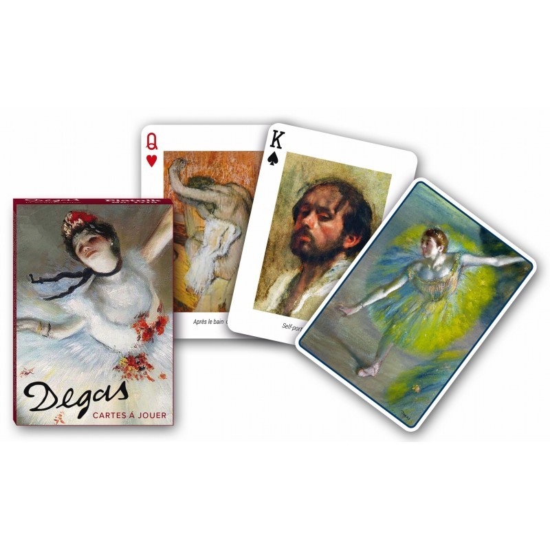 Boite de Jeu de 55 cartes Degas - Piatnik