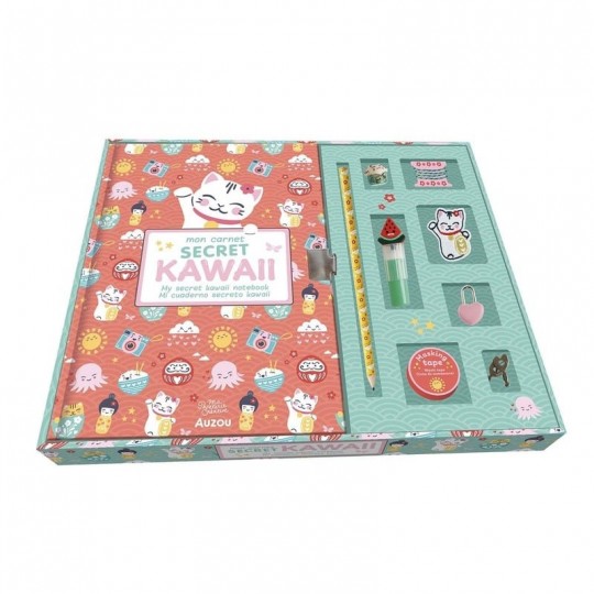 Ma papeterie créative : Mon coffret de papeterie kawaii - Auzou Auzou - 1