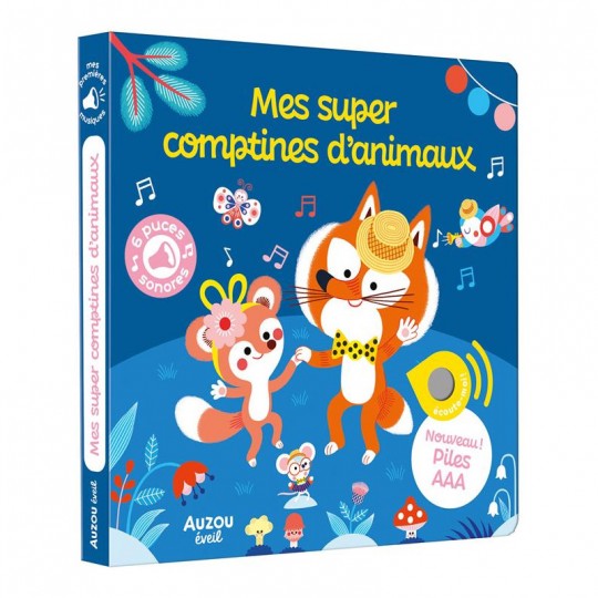 Mes premiers sonores : Mes super comptines d'animaux - Auzou Auzou - 2