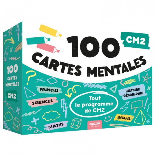 100 cartes mentales : Tout le programme de CM2 - Auzou Auzou - 1