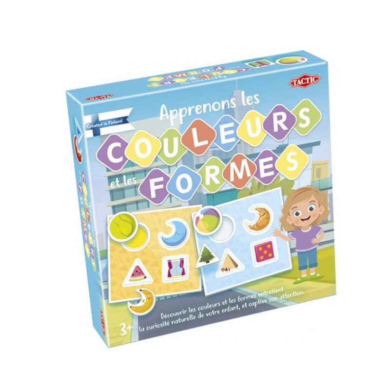 Boite de Apprenons les Couleurs et les Formes - Tactic