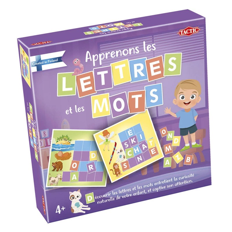 Boite de Apprenons les Lettres et les Mots - Tactic