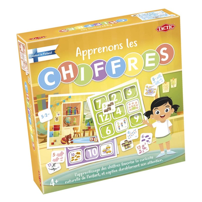 Boite de Apprenons les Chiffres - Tactic