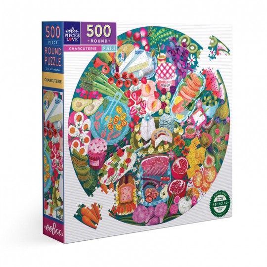 Puzzle 500 pcs Charcuterie - Eeboo Eeboo - 1