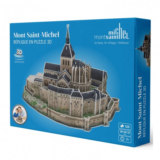 Puzzle 3D 125 pcs Mont Saint-Michel Megableu - 2