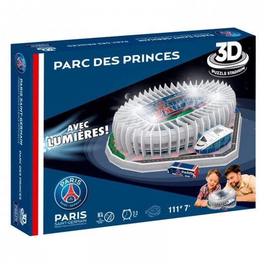 Puzzle 3D LED 111 pcs Stade Parc des Princes PSG Megableu - 2