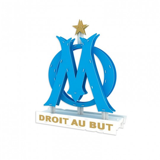 Puzzle 3D 44 pcs Écusson Olympique de Marseille Megableu - 2