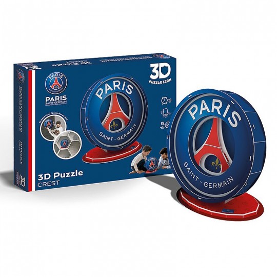 Puzzle 3D 19 pcs Écusson PSG Megableu - 1