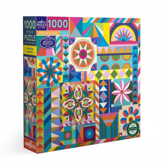 Puzzle 1000 pcs Sunshine Garden - Eeboo Eeboo - 1