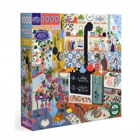 Puzzle 1000 pcs Morning Kitchen - Eeboo Eeboo - 1