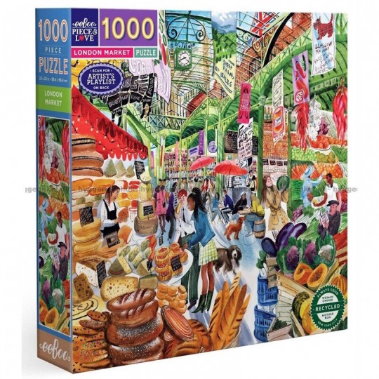 Puzzle 1000 pcs London Market - Eeboo Eeboo - 1