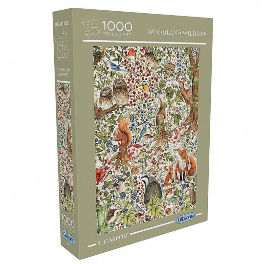 Puzzle 1000 pcs Woodland Wildlife - Gibsons Gibsons - 1