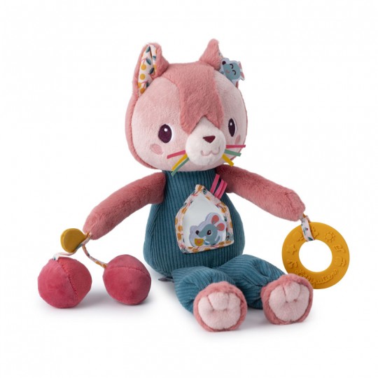 Peluche multi-activités Jeanne le chat - Lilliputiens Lilliputiens - 1