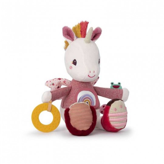 Peluche multi-activités Lena la licorne - Lilliputiens Lilliputiens - 1