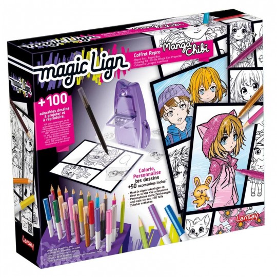 Magic Lign : Coffret Repro Manga Chibi - Lansay Lansay - 2