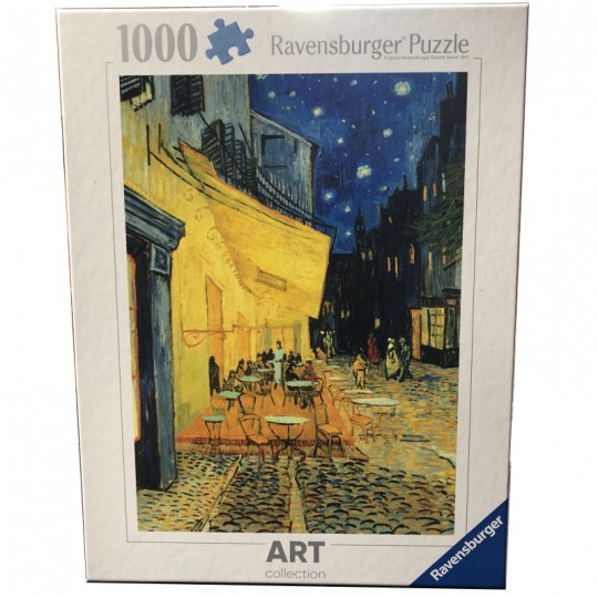 Puzzle Art Collection 1000 pcs - Terrasse de café, le soir - Vincent Van Gogh Ravensburger - 1