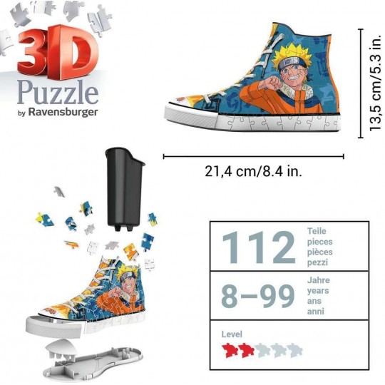 Puzzle 3D Sneaker Naruto - 108 pcs Ravensburger - 5