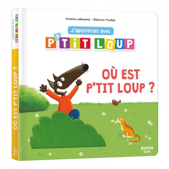 J'apprends avec p'tit loup : Où est p'tit loup ? - Auzou Auzou - 1