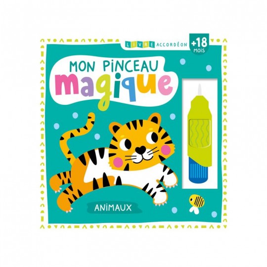 Livre accordéon Mon pinceau magique : Animaux - 1 2 3 Soleil 1 2 3 Soleil - 1