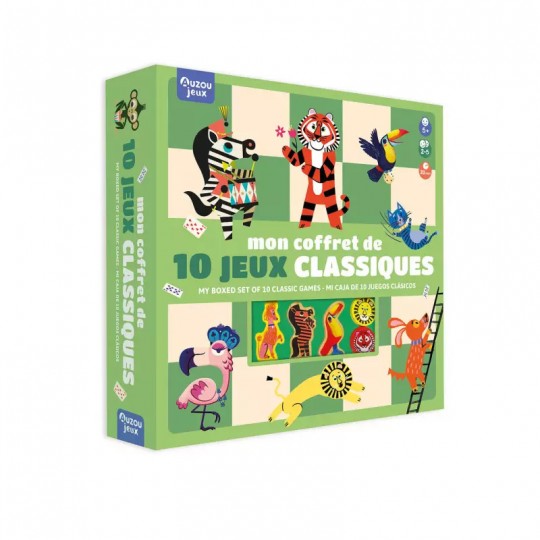 Mon coffret de 10 jeux classiques - Auzou Auzou - 1