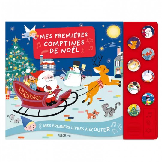 Mes premiers livres à écouter : Mes premières comptines de Noël - Auzou Auzou - 1