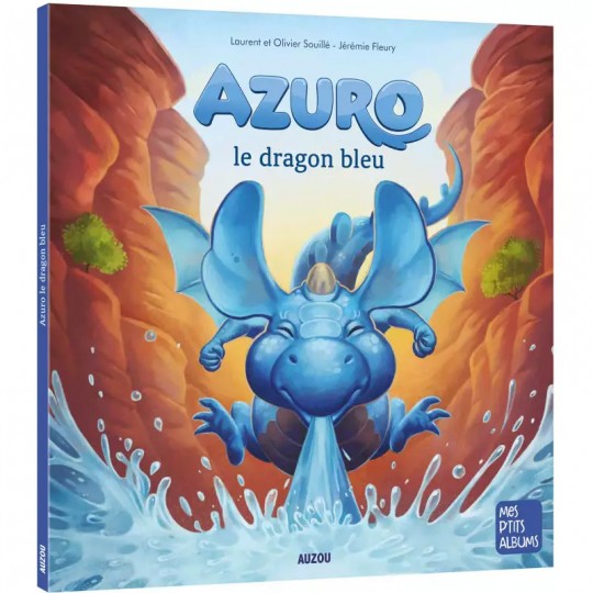 Mes p'tits albums : Azuro le dragon bleu - Auzou Auzou - 1