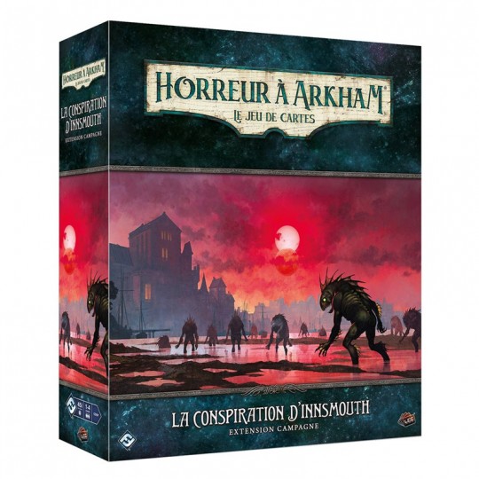 Extension La Conspiration d'Innsmouth (Campagne) - Arkham JCE Fantasy Flight Games - 1