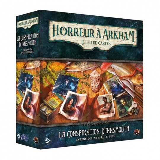 Extension La Conspiration d'Innsmouth (Investigateur) - Arkham JCE Fantasy Flight Games - 1