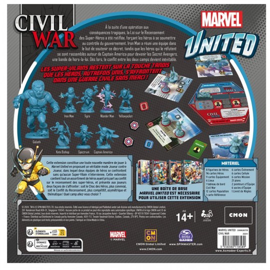 Marvel United : Civil War CMON - 2