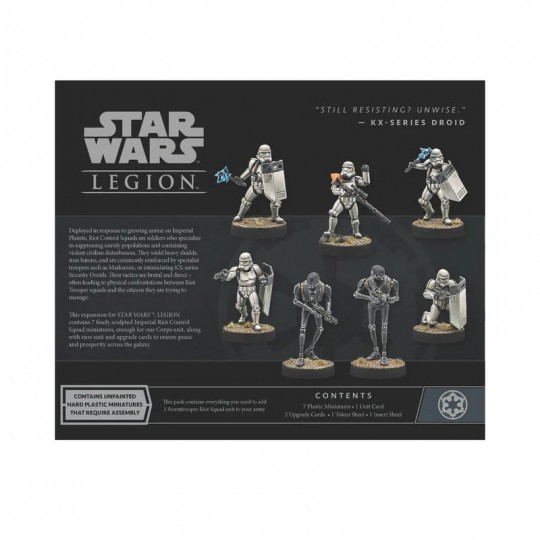 Star Wars Legion : Imperial Riot Control Squad Atomic Mass Games - 1