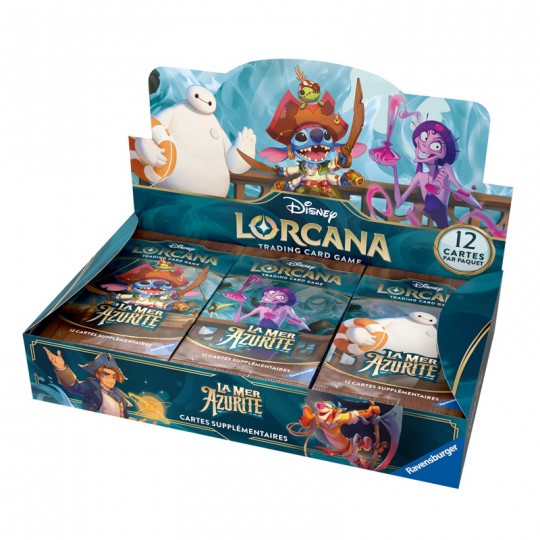 Display 24 Boosters FR : Chapitre 6 Mer Azurite - Disney Lorcana TCG Disney Lorcana TCG - 1