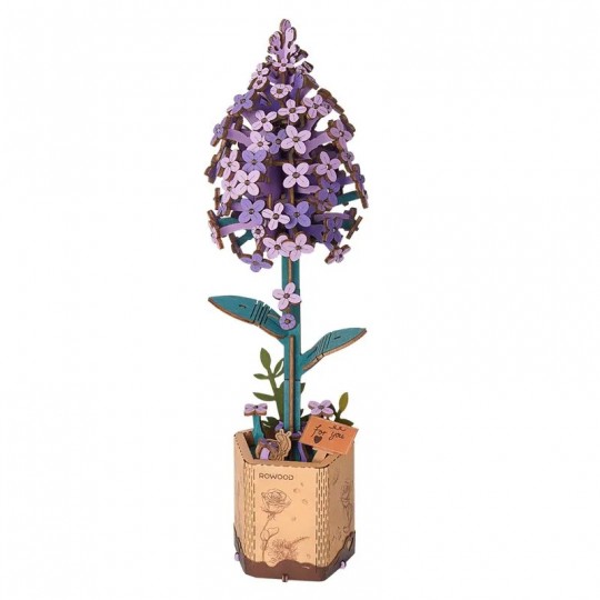 Lilac / Lilas - Puzzle 3D en bois ROWOOD RoWood - 1