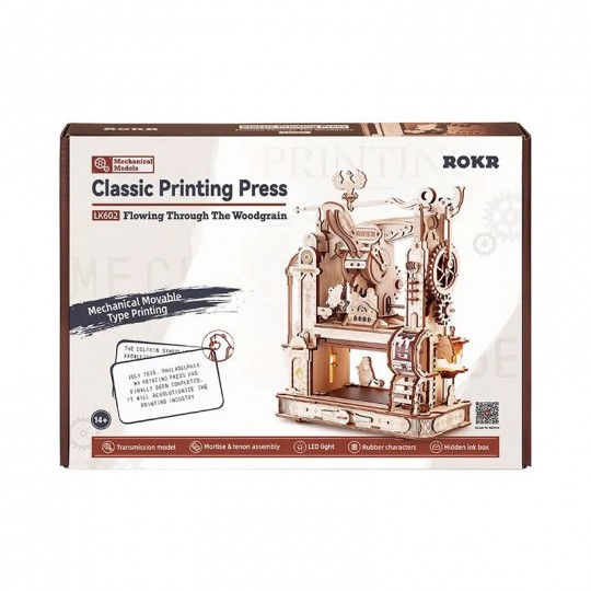 Presse d'impression / Printing press - Puzzle 3D ROKR Rokr - 1