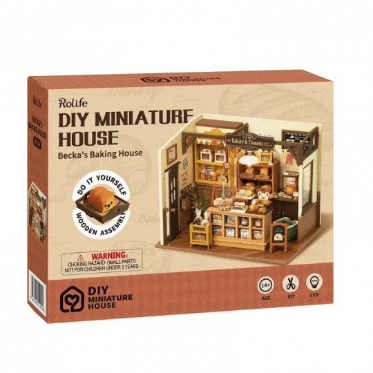 Becka's Baking House - Miniature 3D DIY Rolife Rolife - 2