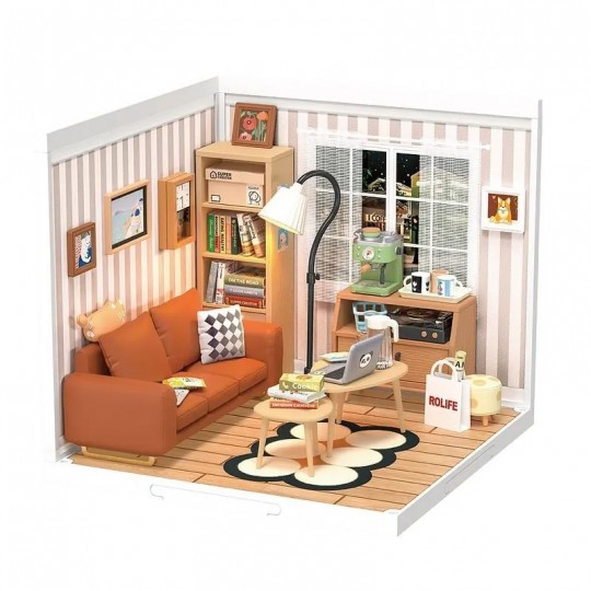 Cozy Living Lounge - Miniature 3D DIY Rolife Rolife - 2