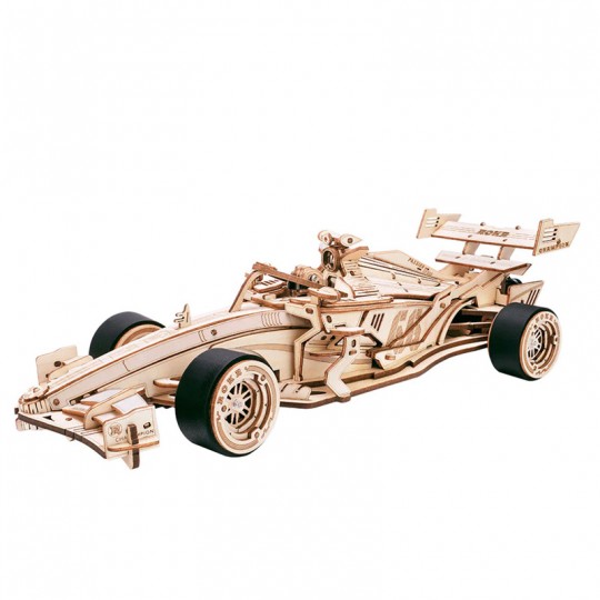 F1 racing car - Puzzle 3D mécanique en bois ROKR Rolife - 1