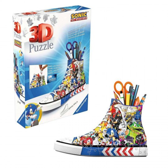 Puzzle 3D Sneaker - Sonic Ravensburger - 5