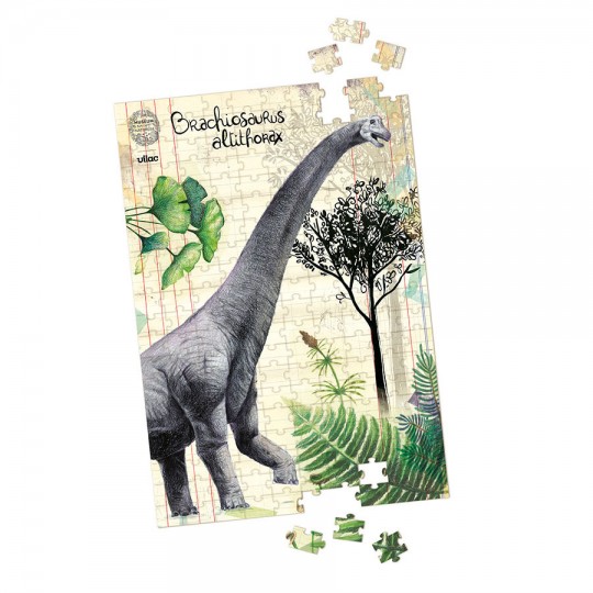 Coffret de 3 puzzles dinosaures avec posters : Muséum national d'Histoire naturelle - Vilac Vilac - 2